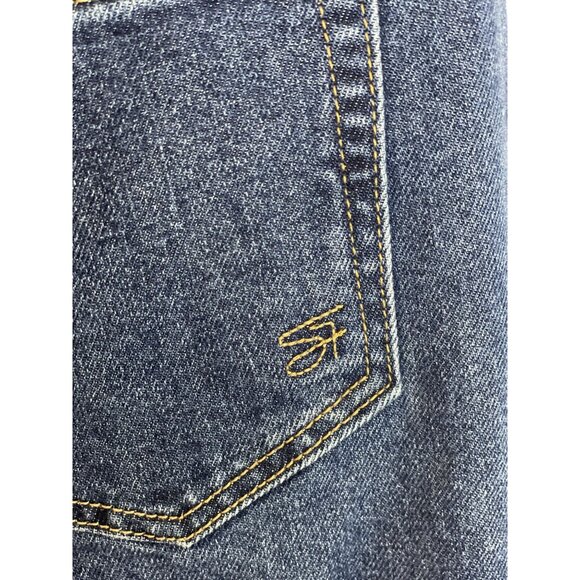 Seven7 Womens Slim Straight Jeans Size 4 Cotton/Polyester Blend Blue Denim - Picture 10 of 16